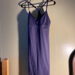 Athleta Bora Bora GRAY Shore Break Crisscross Swim Beach Dress  Size Small
